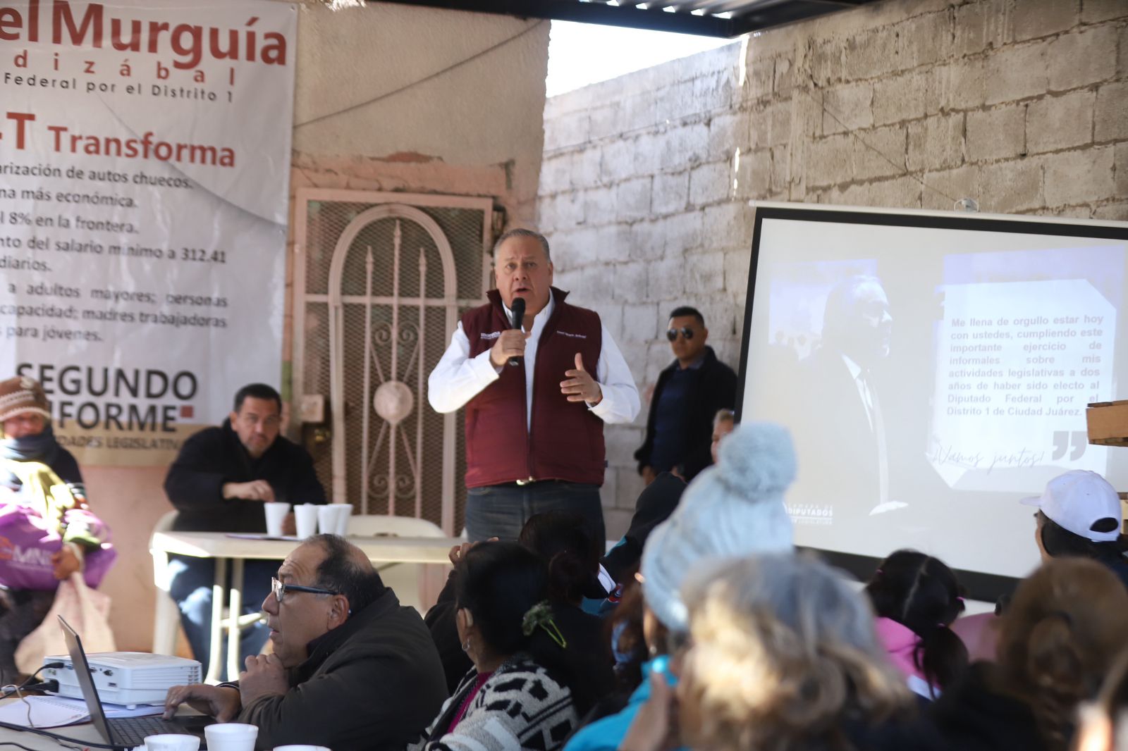 Present Daniel Murgu A Segundo Informe De Actividades Legislativas