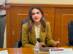 Andrea Chávez exige restablecer seguridad en Atascaderos y anuncia apoyo a desplazados