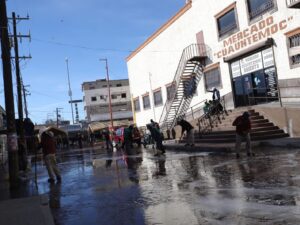 Gobierno Municipal encabeza operativo de limpieza en el Centro Histórico.