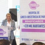 Maru Campos entrega el Hospital de Gineco-Obstetricia en Parral en beneficio de los habitantes de 16 municipios de la región