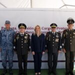 Maru Campos acude como invitada especial a la toma de protesta del nuevo coordinador estatal de la Guardia Nacional