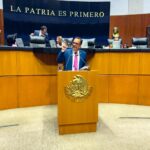 Loera de la Rosa condena postura de Maru Campos por no asistir al Senado.