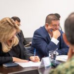 Maru Campos da seguimiento a las acciones enfocadas en la protección de las mujeres en sesión de la Mesa de Seguridad