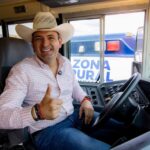 Cumple Marco Bonilla con la zona rural; entrega camiones escolares y ambulancias