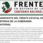 Creación del Frente Estatal en Defensa de la Soberanía Nacional de Chihuahua es una persecución política contra Maru Campos.