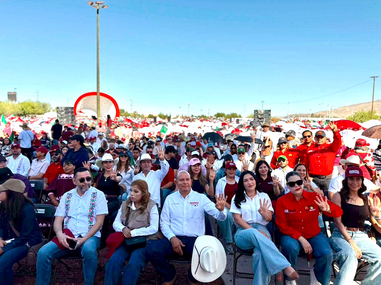 Destaca Cuauhtémoc Estrada respaldo de más de 40 mil personas a Sheinbaum en Ciudad Juárez