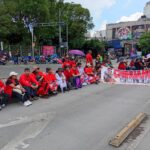 Integrantes de la CNTE advierten que continuarán las movilizaciones hasta lograr la derogación de la Ley del ISSSTE 2007