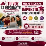 Buscarán mediante mesas técnicas que Impuesto Universitario sea distribuido de manera equitativa: Leticia Ortega.