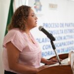 Elizabeth Guzmán exhorta a Maru Campos a firmar convenio por pensión universal