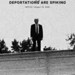 Casa Blanca difunde imagen de Trump presumiendo aumento de las deportaciones en EU