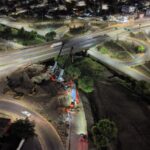 Avanza nueva Gaza de Teófilo Borunda; trasladan estructuras de 230 toneladas durante la madrugada