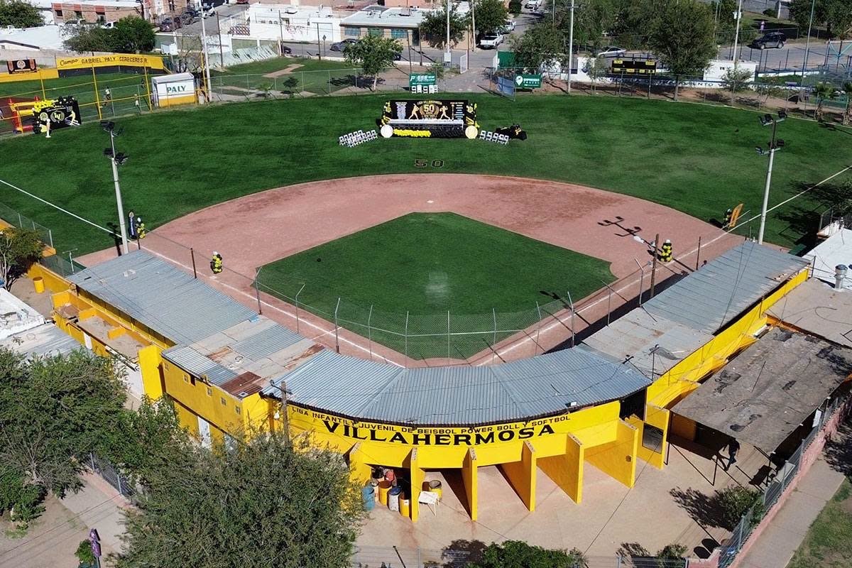 Cumple 50 años Liga Villahermosa con parque remodelado
