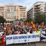 En Ceuta se manifiestan exigiendo seguridad frente a crisis migrante